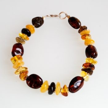 Multi-Color Amber Bracelet