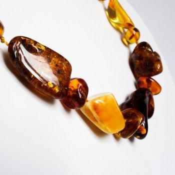 Multi-Color Amber Necklace