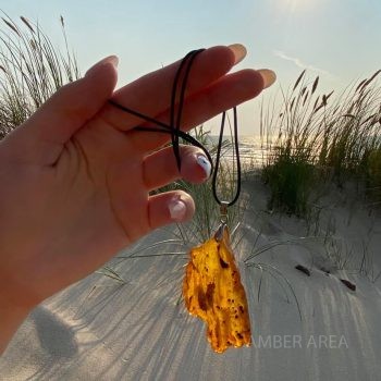 Unique Baltic Amber Pendant