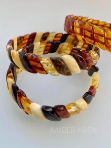 Baltic amber bracelet cross shape wholesale
