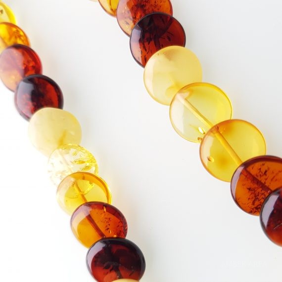 Baltic amber interesting shape necklace wholesale