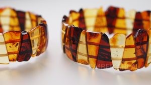 Baltic amber bracelet triangular plate wholesale
