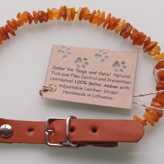Baltic amber necklace for animals wholesale
